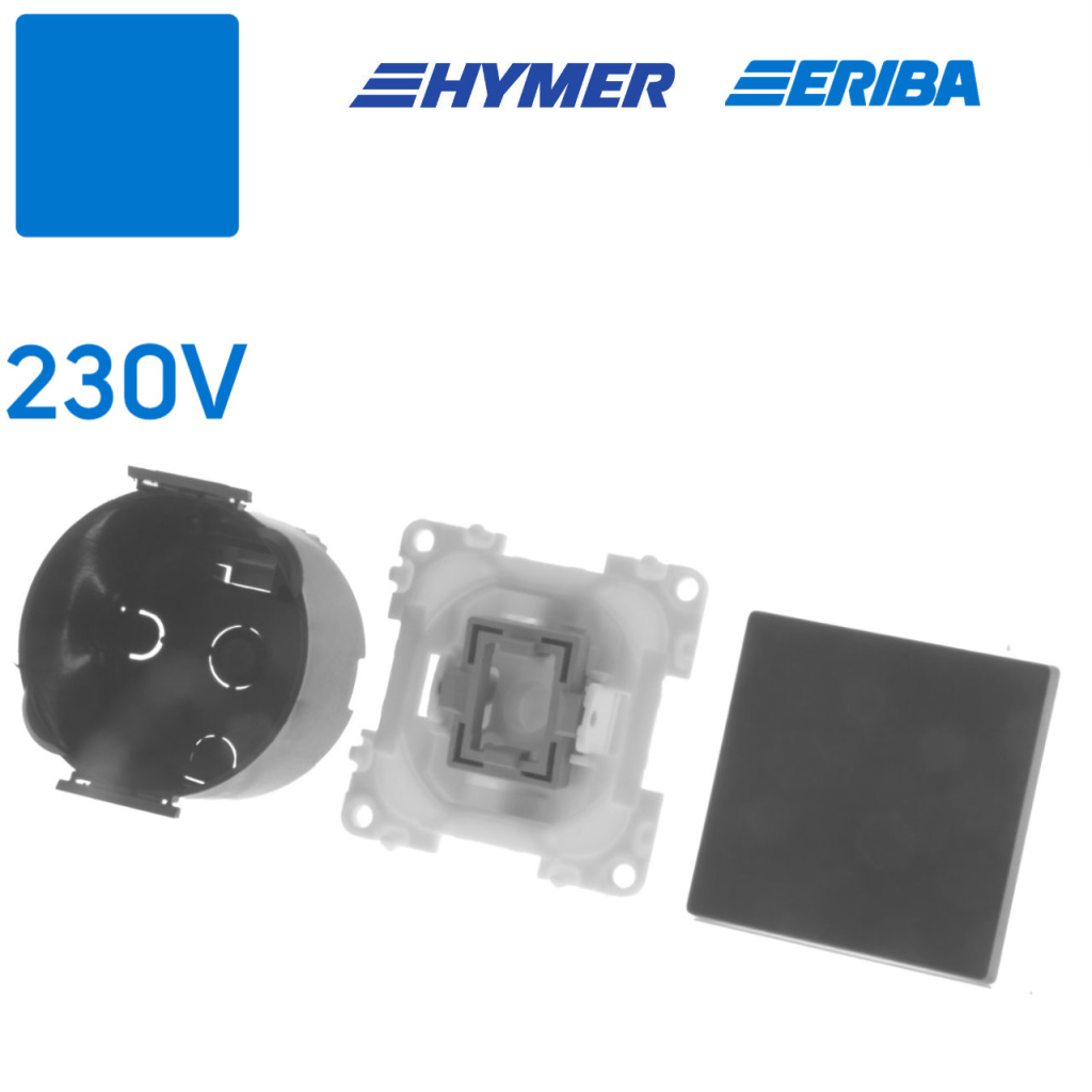 BBAtechniek - Drukvlakschakelaar enkel 230V 10A S20.000 (1x)