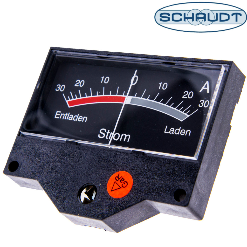 BBAtechniek - Schaudt meetinstrument paneel 30A-0-30A mV (1x)