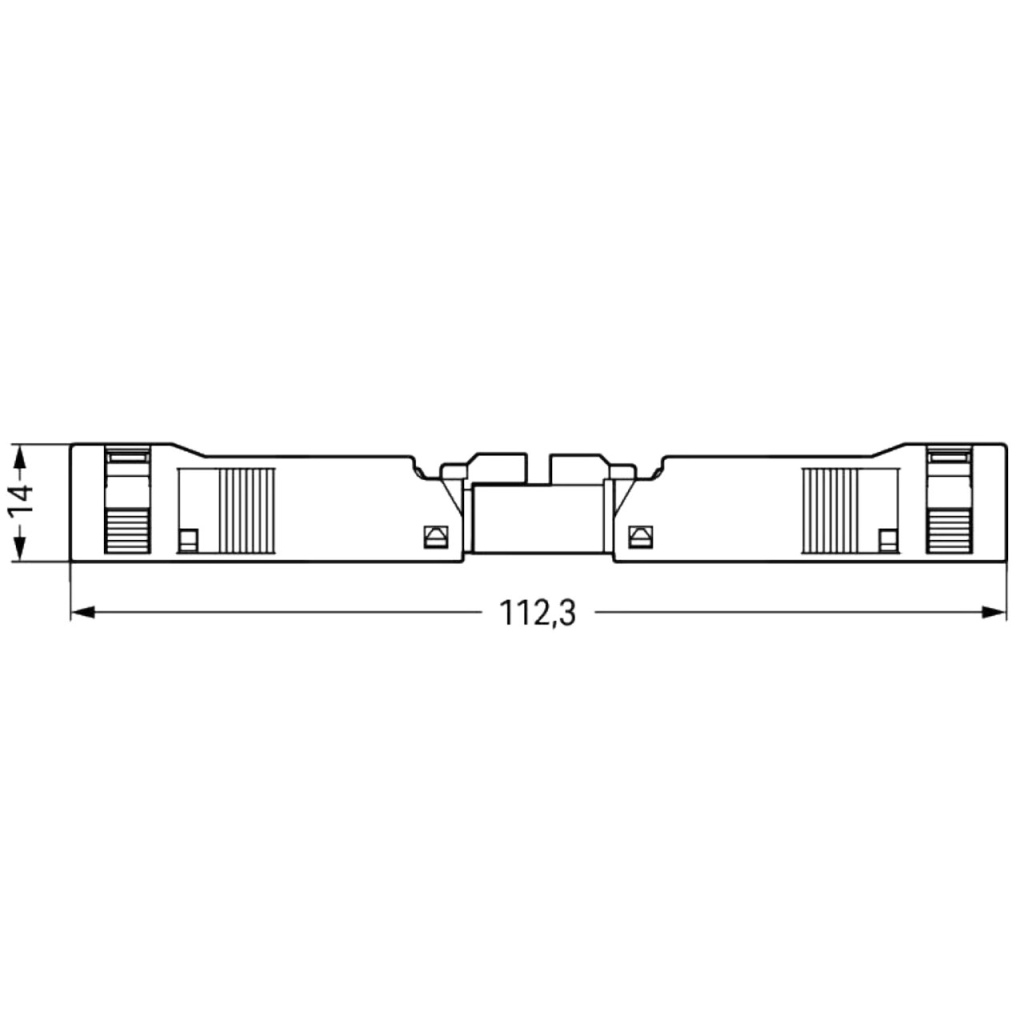 BBAtechniek - Wago Winsta mini connector female 3-polig (5x)