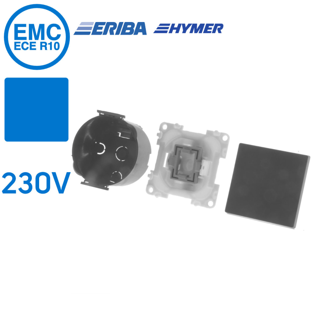 BBAtechniek - Drukvlakschakelaar enkel 230V 10A S20.000 (1x)