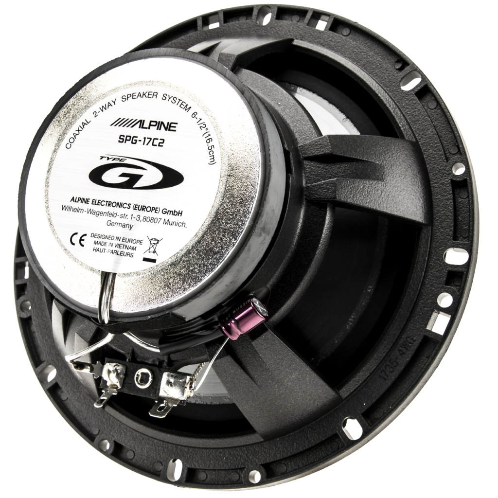 BBAtechniek - Alpine 2weg coaxiale speakerset SPG-17C2 (1x)
