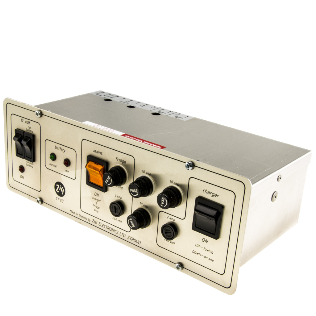 BBAtechniek - Zig CF9 paneel autom. CE acculader/omvormer (1x)