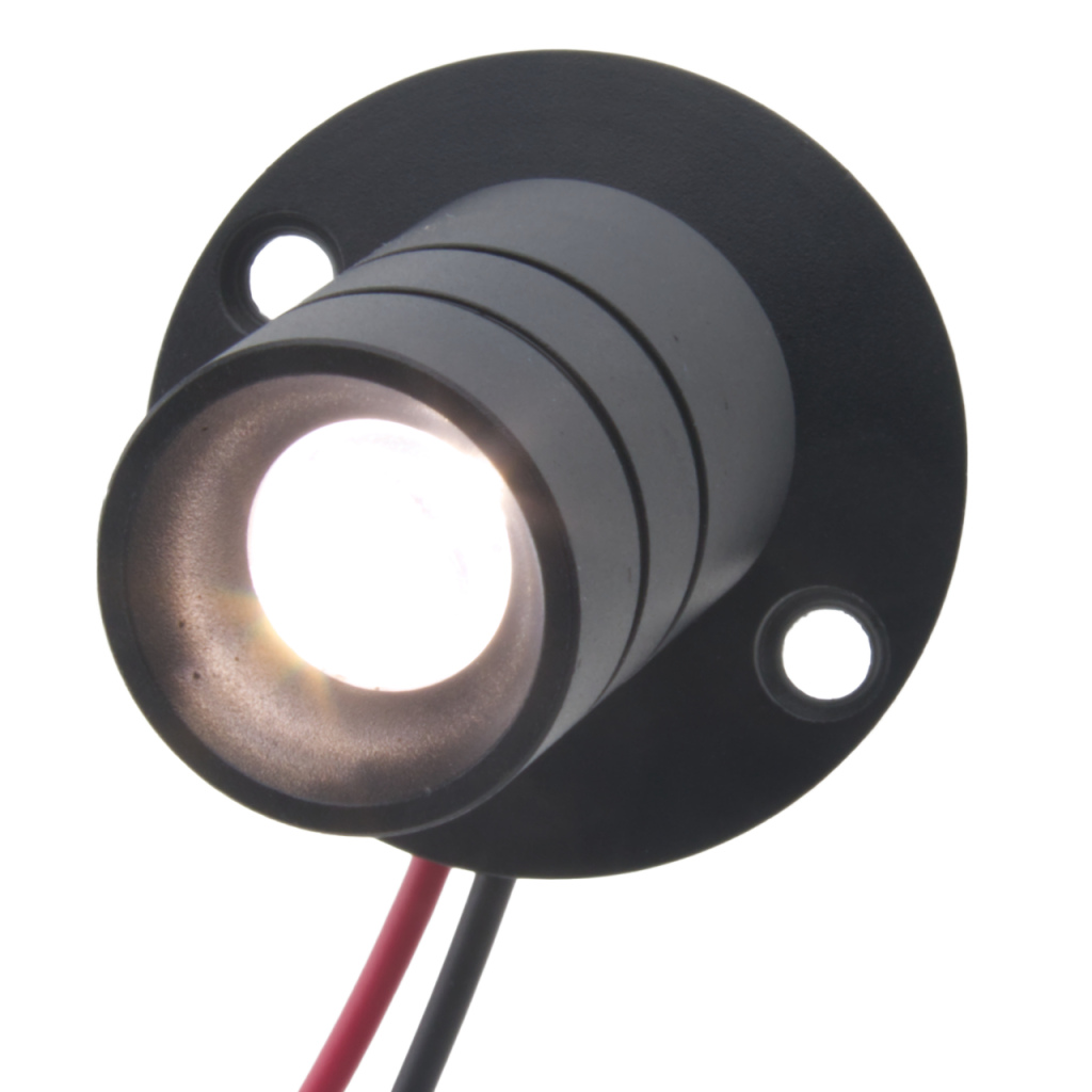 BBAtechniek - Sicilië mini draaibare LED spot 12V 1W 3000K (1x)