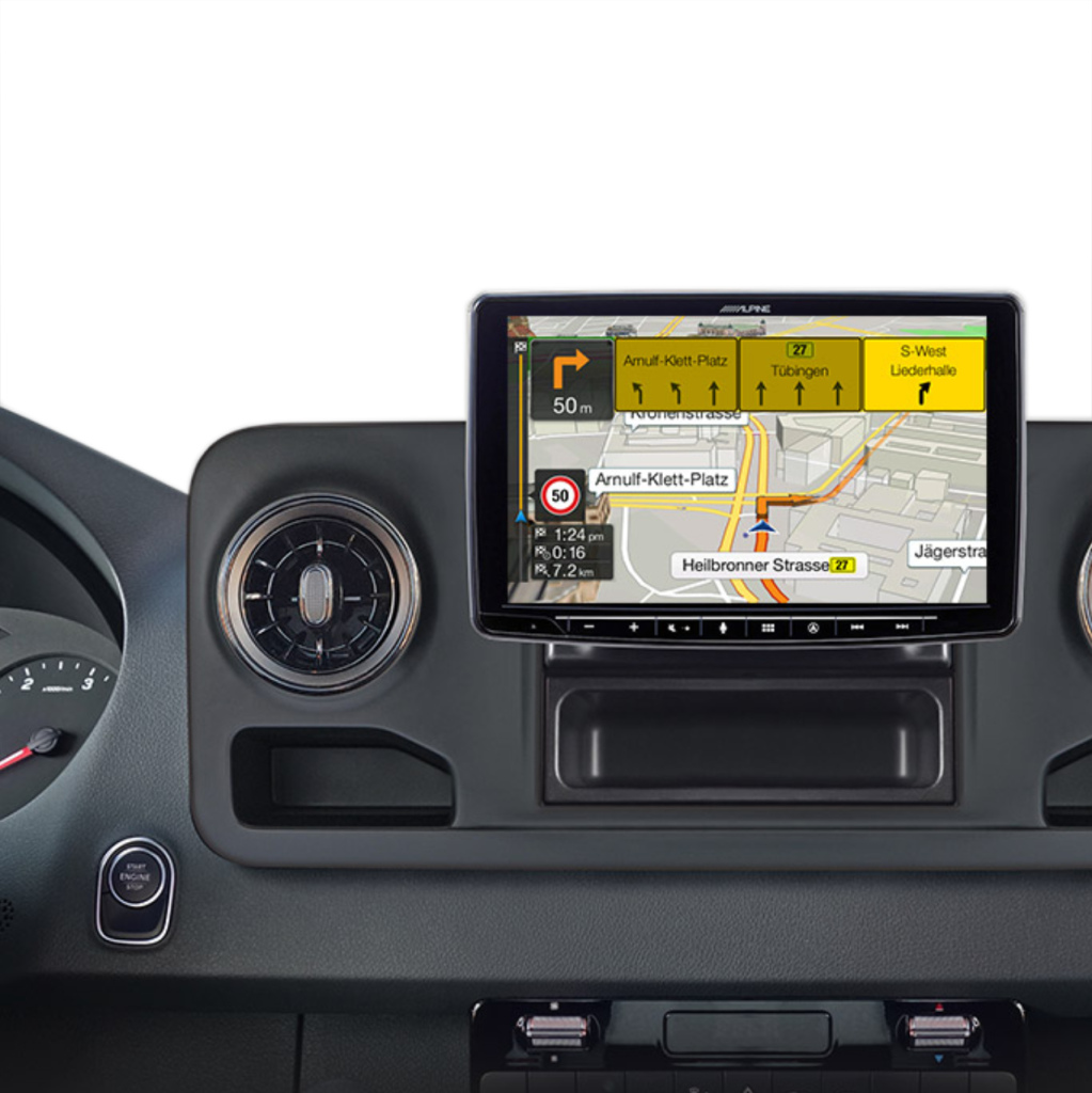 BBAtechniek - 9” INE-F904D Alpine navigatie 1DIN (1x)