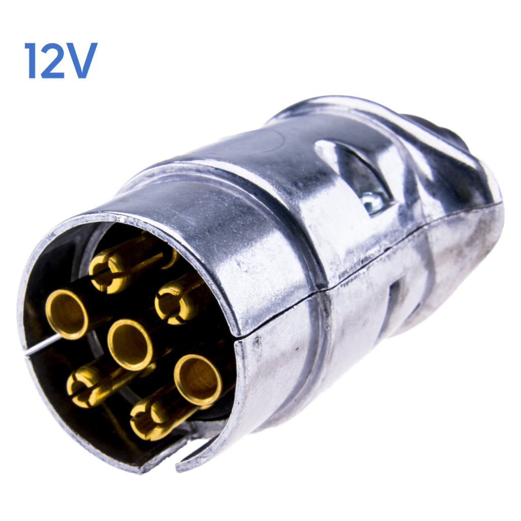 BBAtechniek - Stekker aluminium 7-polig (1x)