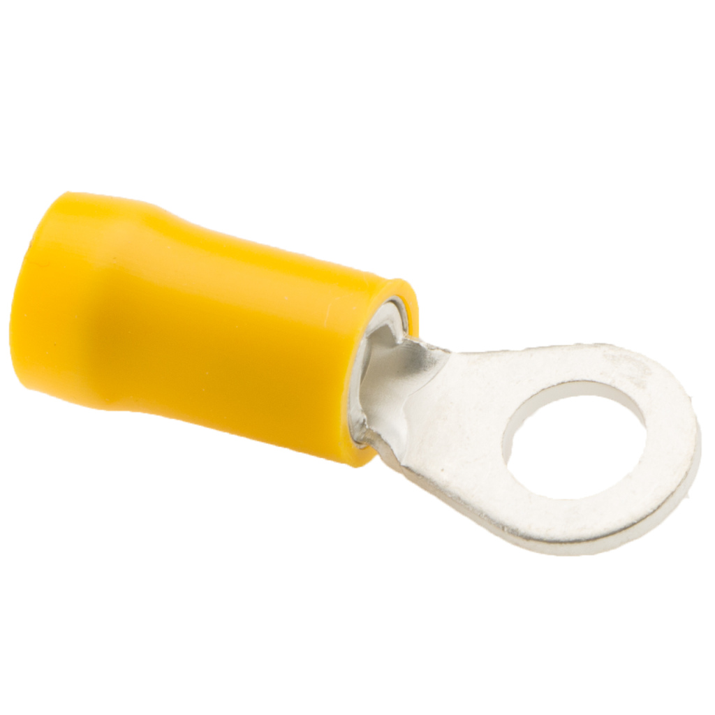 BBAtechniek - Kabelschoen ring M5 Ø5.3mm* geel (5x)