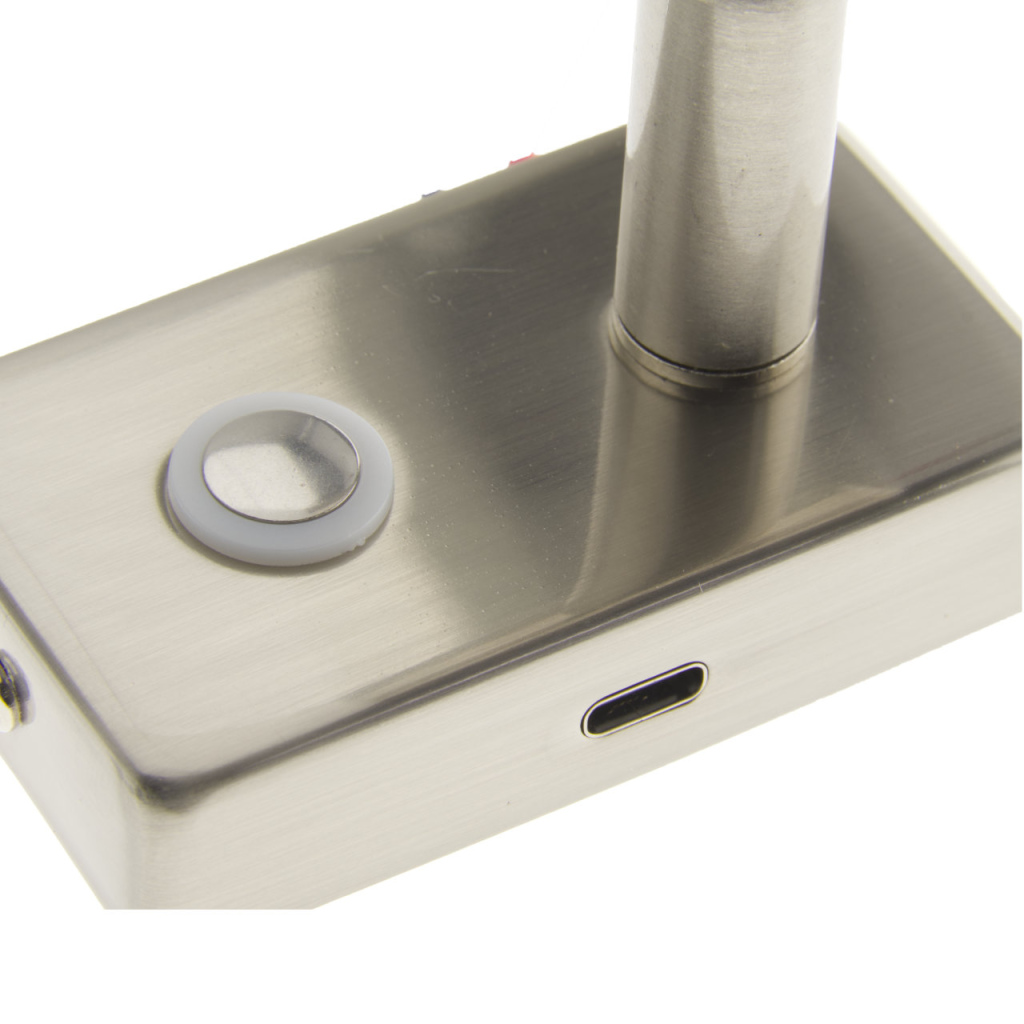 BBAtechniek - Faretto PowerLED 12V 3W geborsteld alu USB-C (1x)