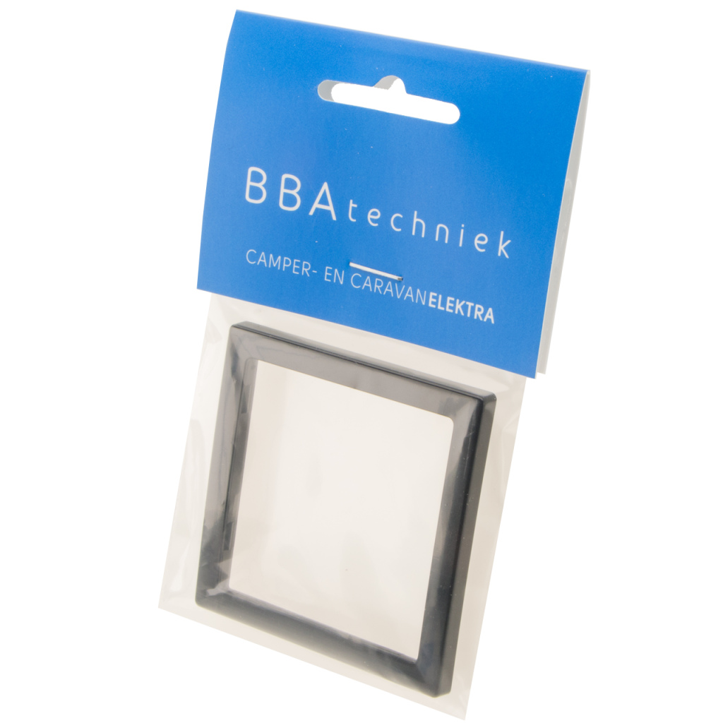 BBAtechniek - S 20.000 afdekraam 1-vak zwart hoogglans (1x)