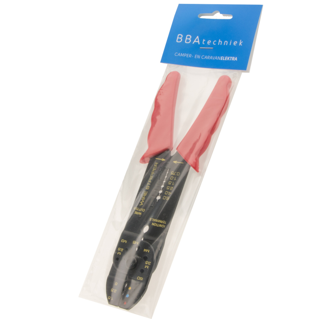 BBAtechniek - Krimptang 0.75-6.0mm² geïsoleerde kabelschoen (1x)
