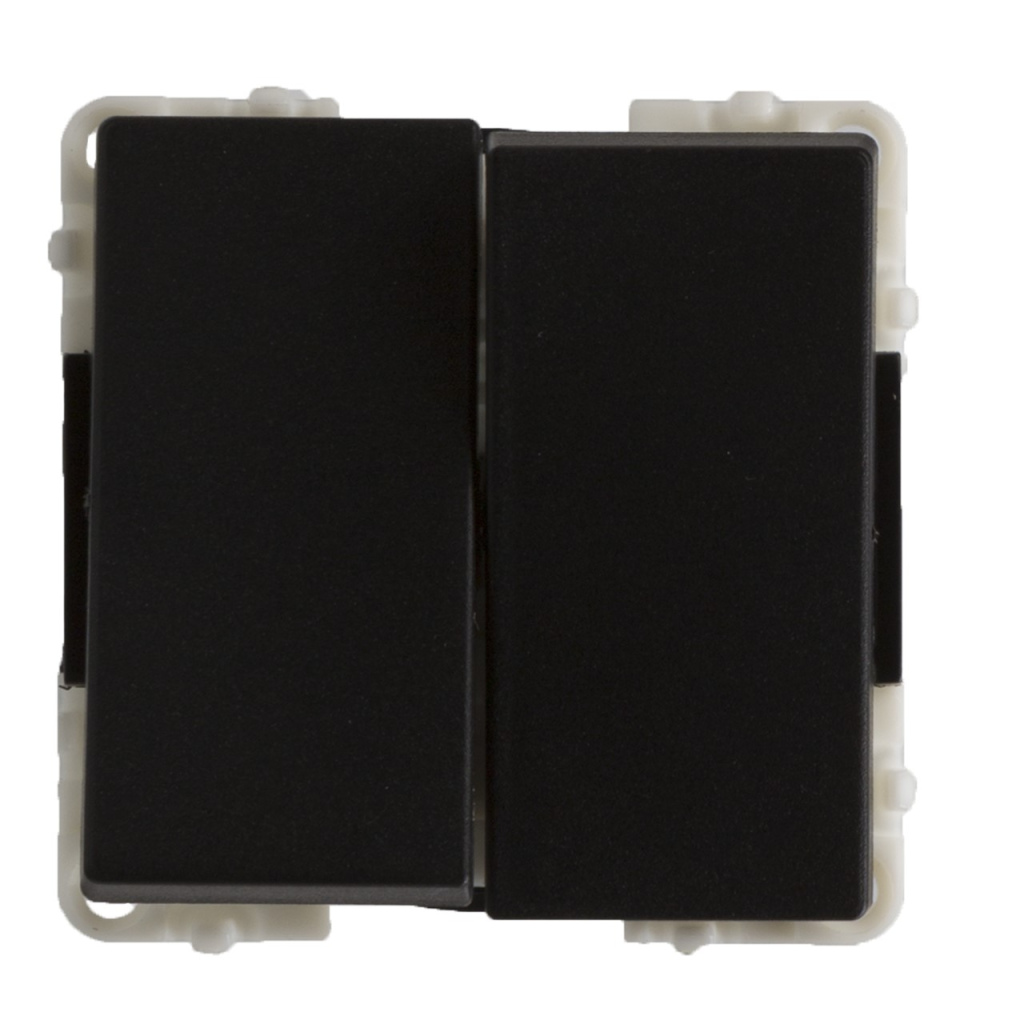 BBAtechniek - Wip-serieschakelaar 230V zwart S20.000 (1x)