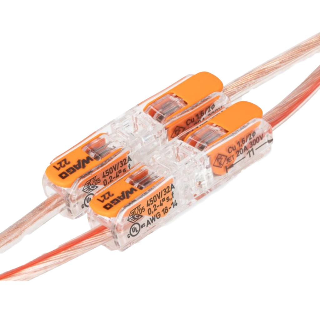 BBAtechniek - Wago verbindingsklem 221 1-voudig 0.2-4mm2 (5x)