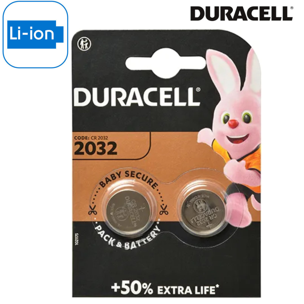 BBAtechniek - 3V CR2032 Duracell Lithium batterij (2x)