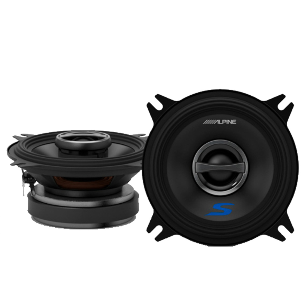 BBAtechniek - Alpine 2-weg coaxiale speakerset 10cm S-S40 (1x)