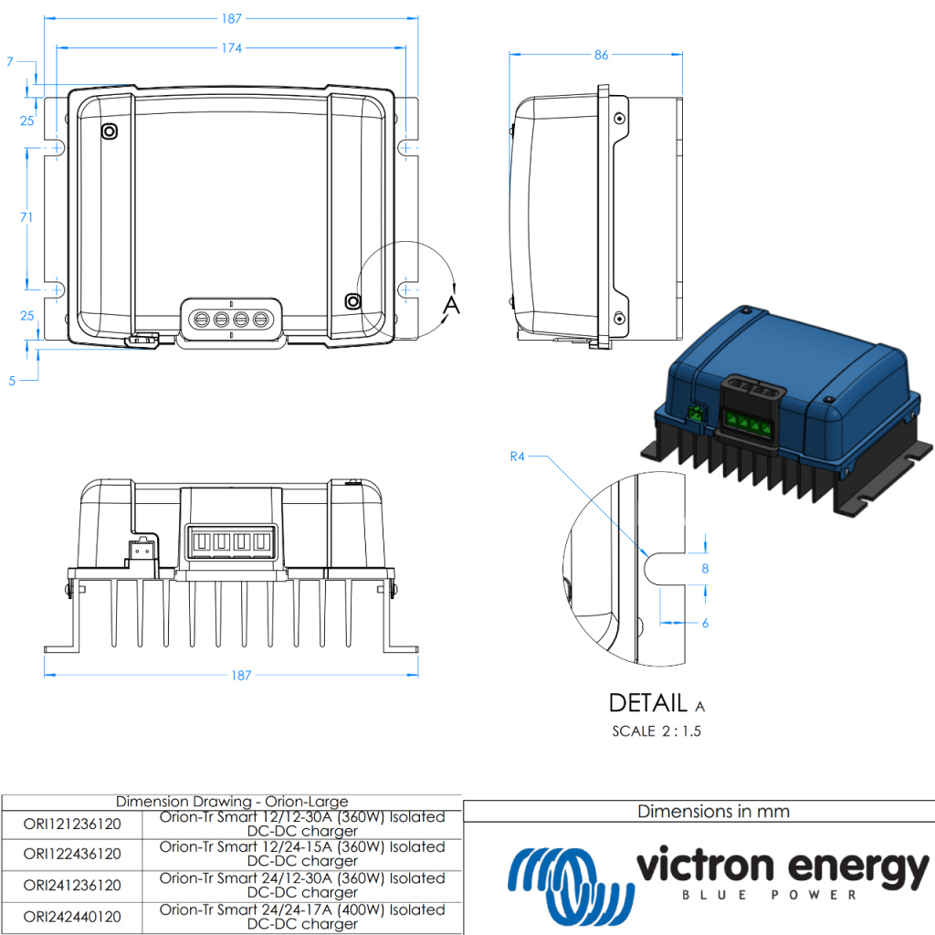 BBAtechniek - Victron Orion-Tr Smart 12/12-30A 360W (1x)
