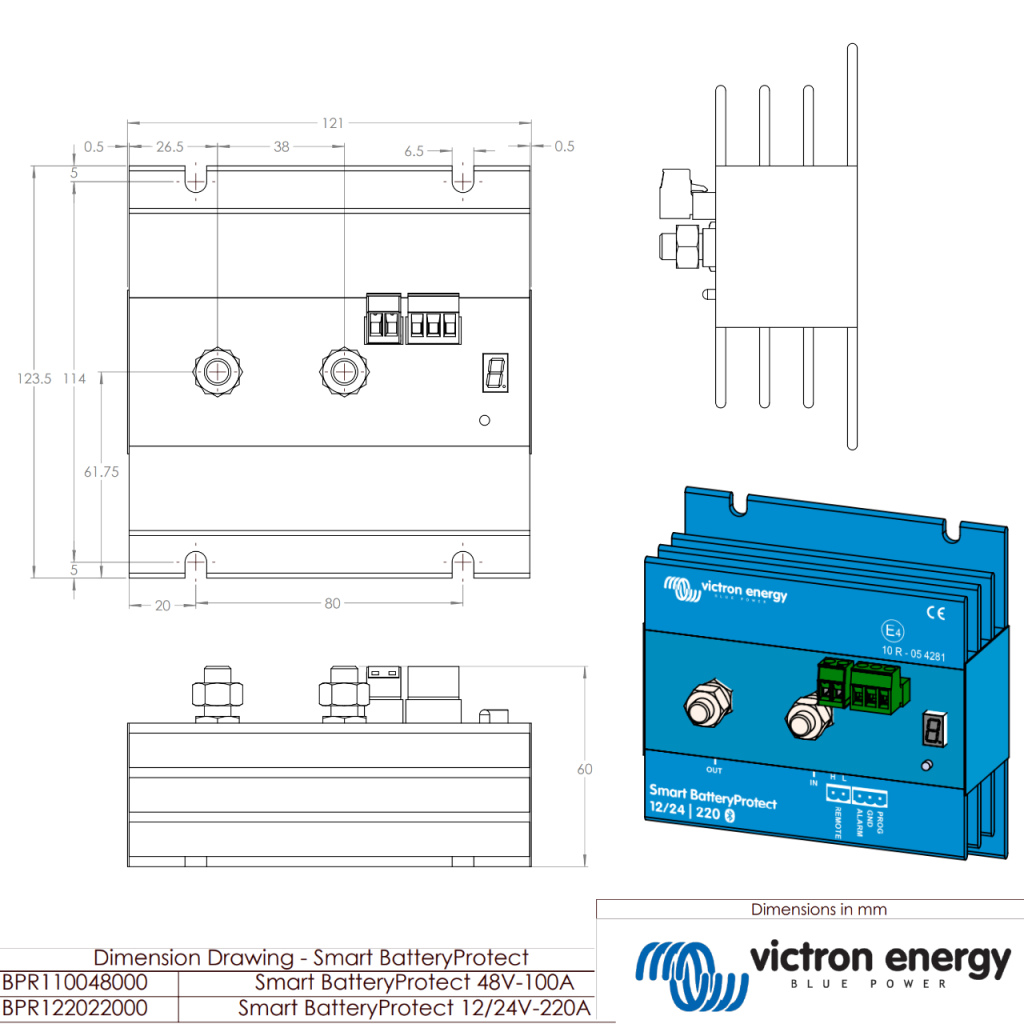 BBAtechniek - Victron Smart BatteryProtect 12/24V 220A (1x)