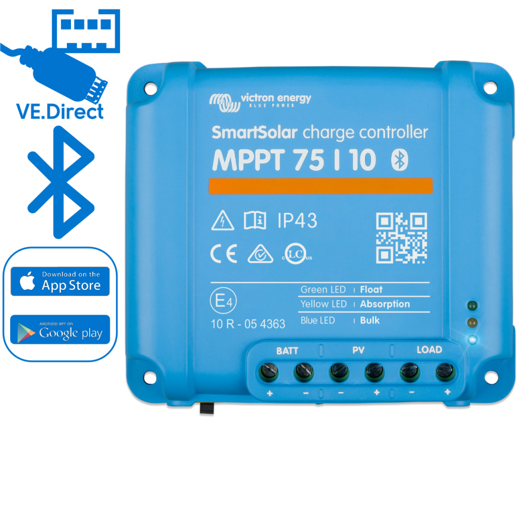 BBAtechniek - Victron SmartSolar MPPT 75/10 12/24V (1x)