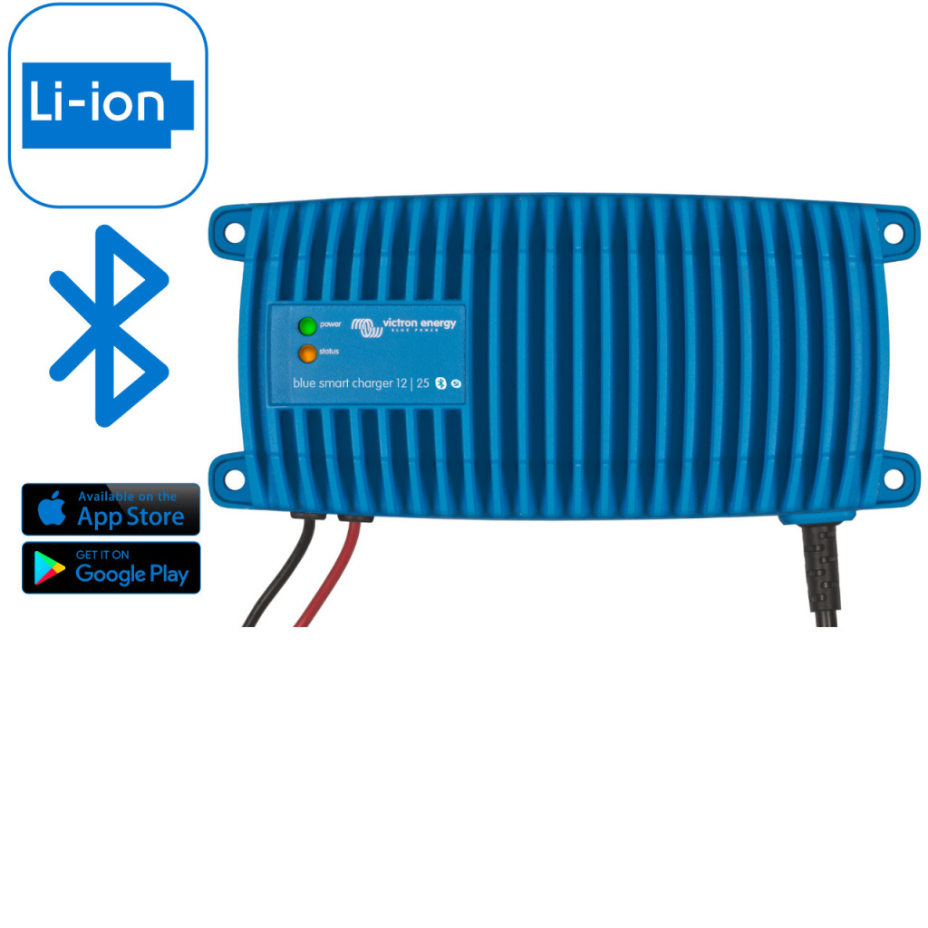 BBAtechniek - Victron Blue Smart IP67 acculader 12/25 (1x)