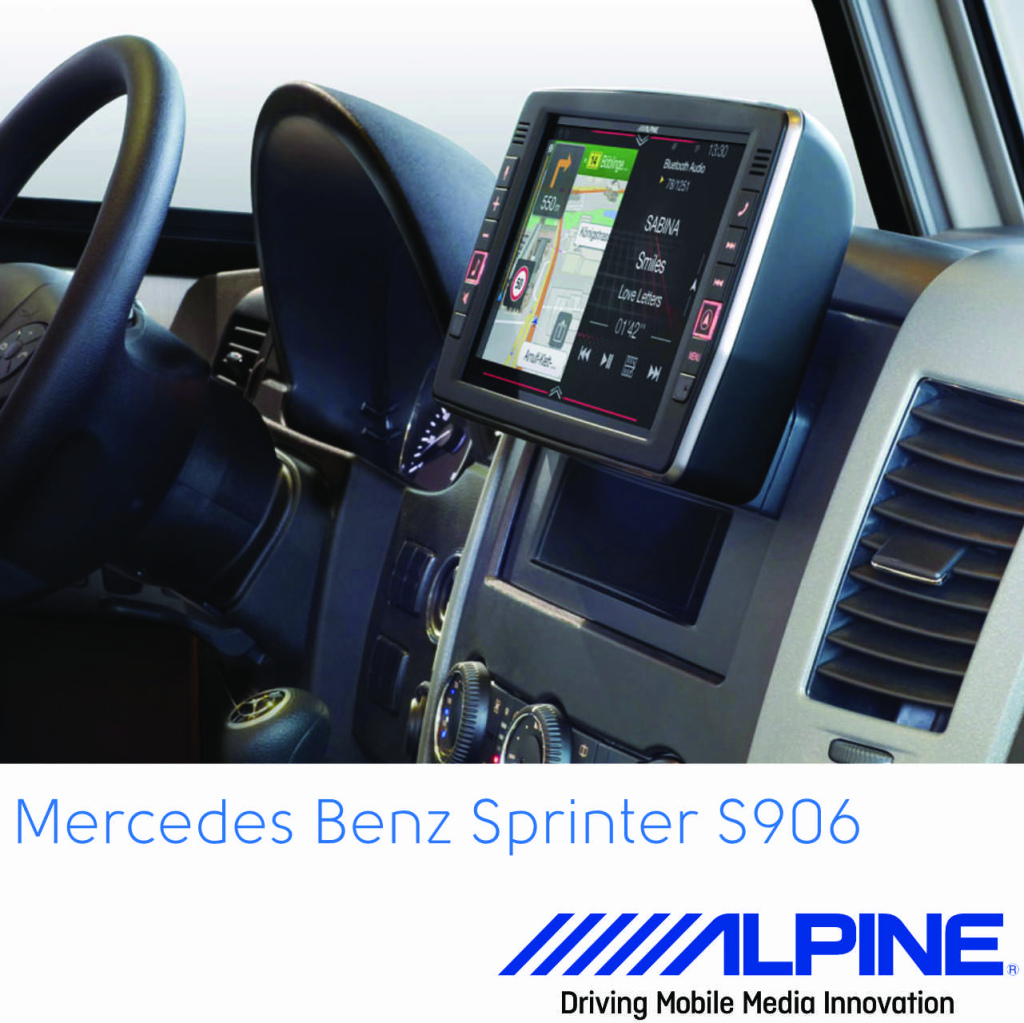 BBAtechniek - 9” X903D-S906 Alpine style Mercedes Sprinter (1x)