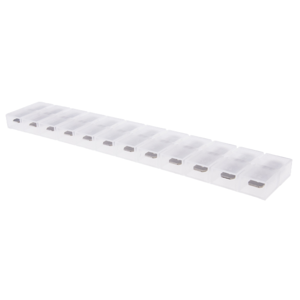 BBAtechniek - Doorverbindconnector 12-polig 6.3x0.8mm (10X)
