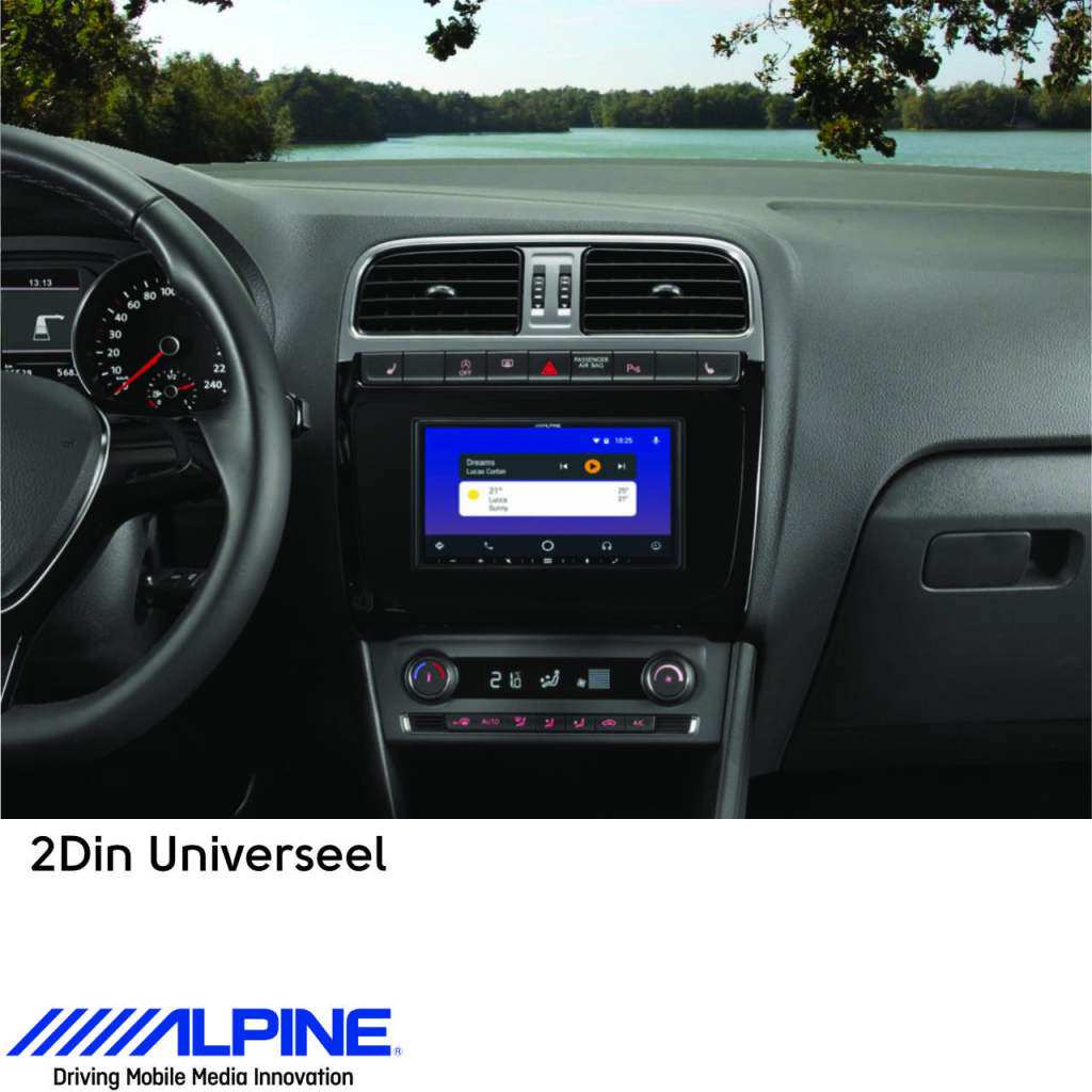 BBAtechniek -  7” iLX-W690D DAB Alpine navigatie 2Din (1x)
