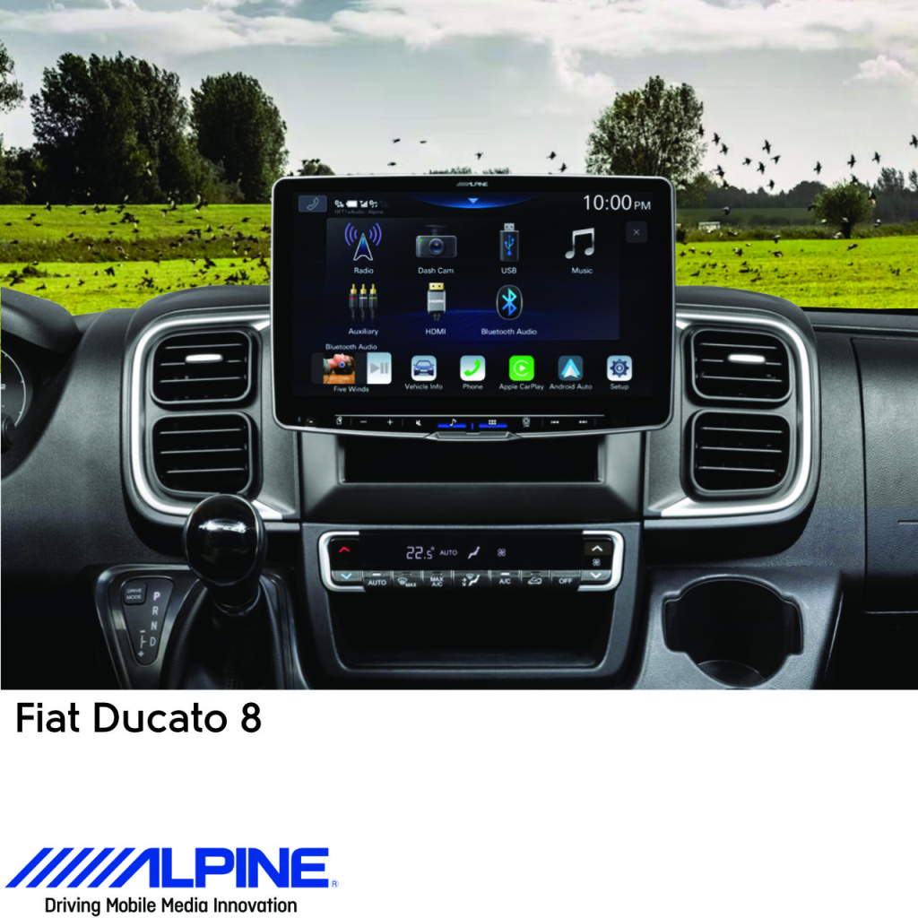 BBAtechniek - Alpine iLX-F115DU8 11” voor Fiat Ducato (1x) 