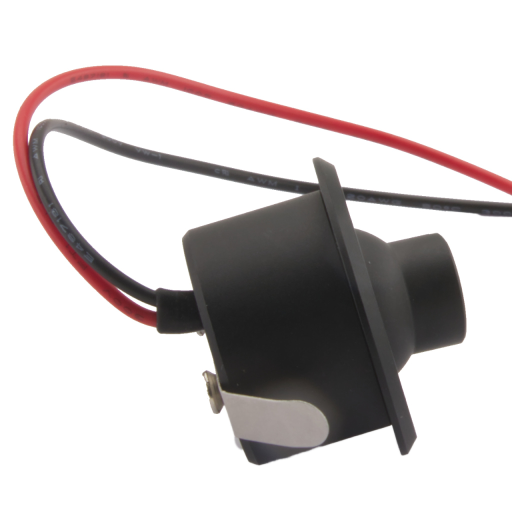 BBAtechniek - Sardinië 12V 0.75W kantelbare LED spot zwart (1x)