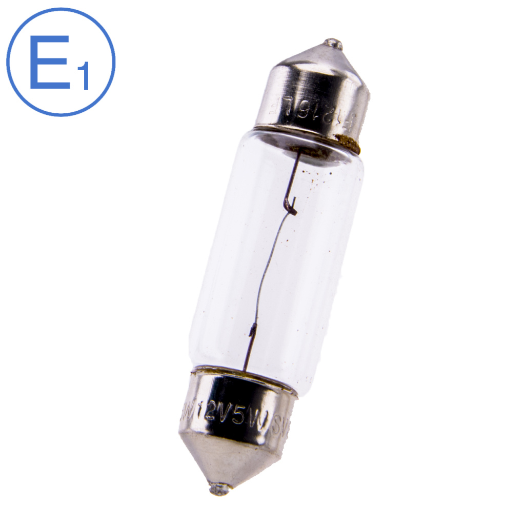 BBAtechniek - 12V 5W BS239 buislamp SV8.5-8 helder (10x)