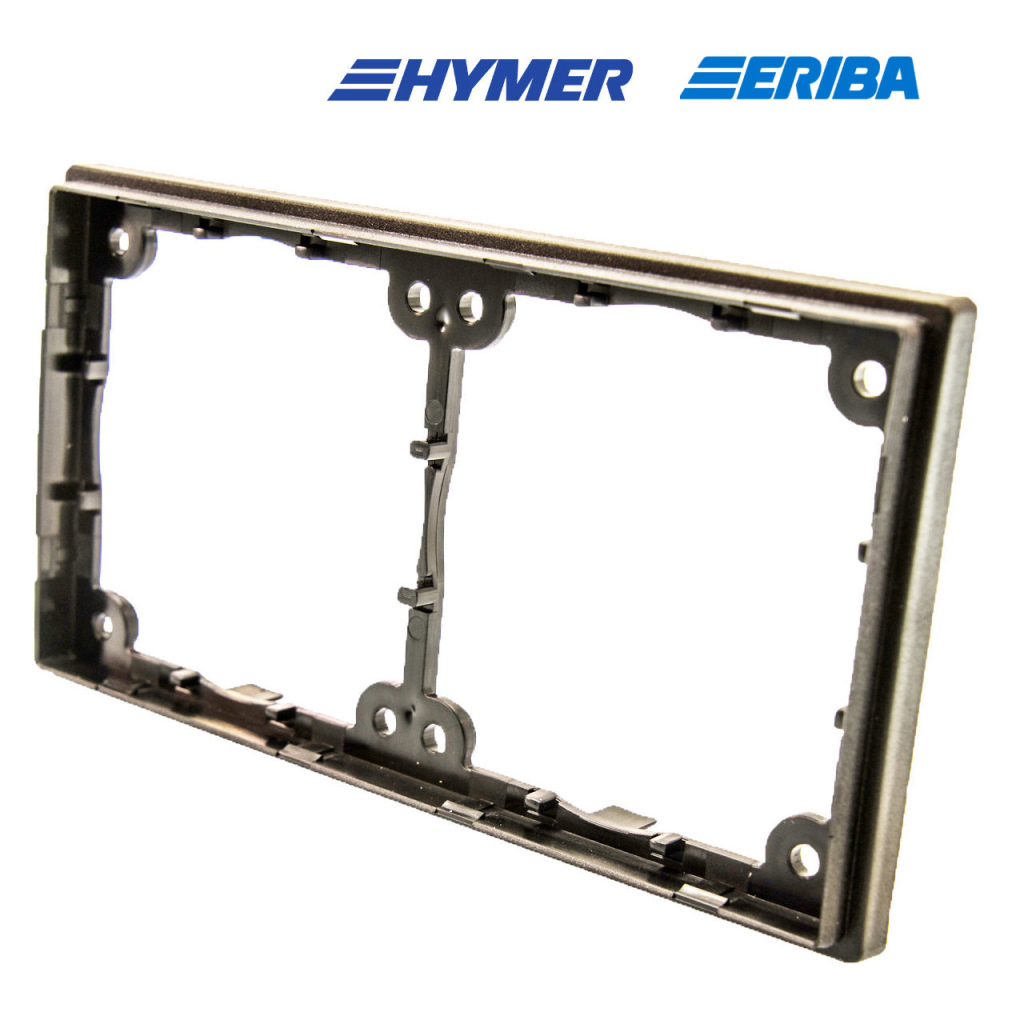 BBAtechniek - Afstandsraam 2-vak laag zwart S20.000 (1x)