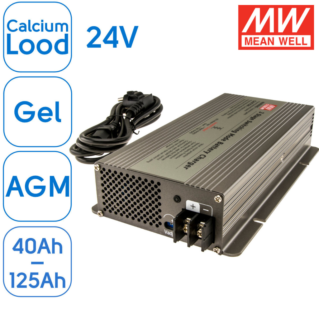 BBAtechniek - 24V 10.5A 300W 3-traps druppellader (1x)