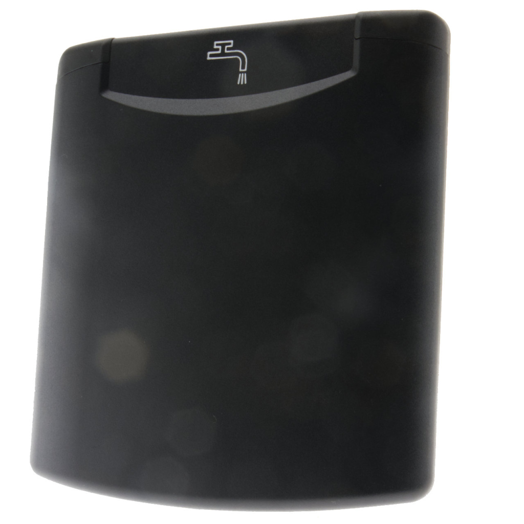 BBAtechniek - Losse klep water icoon zwart (1x)