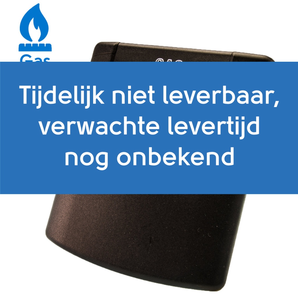 BBAtechniek - Losse klep gas icoon zwart (1x)