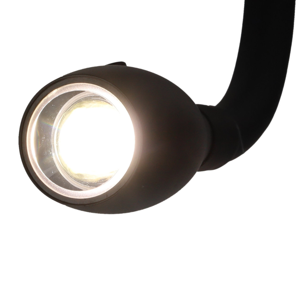 BBAtechniek - Furnaria 2.0 Flex Spot zwart 4000K 150lm (1x)