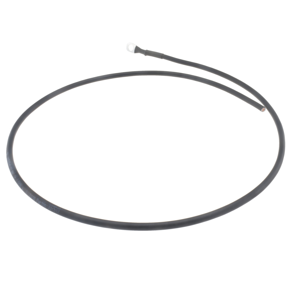 BBAtechniek - 10mm2 accu kabel flexibel zwart  (1.0m)