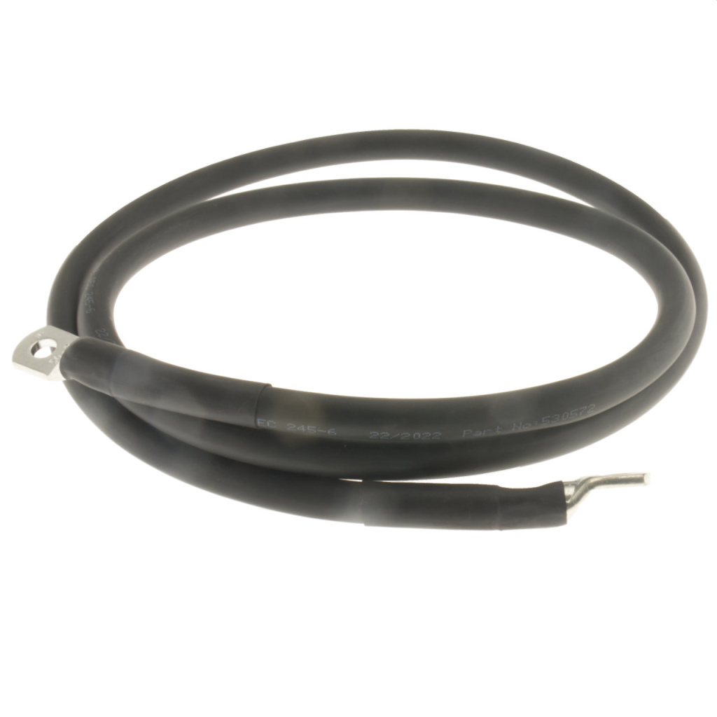 BBAtechniek - 50mm2 accu kabel flexibel zwart M8 (0.5m)