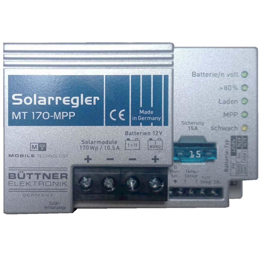 BBAtechniek - Büttner zonneregelaar MPP 170 12V 170Wp 11A (1x)