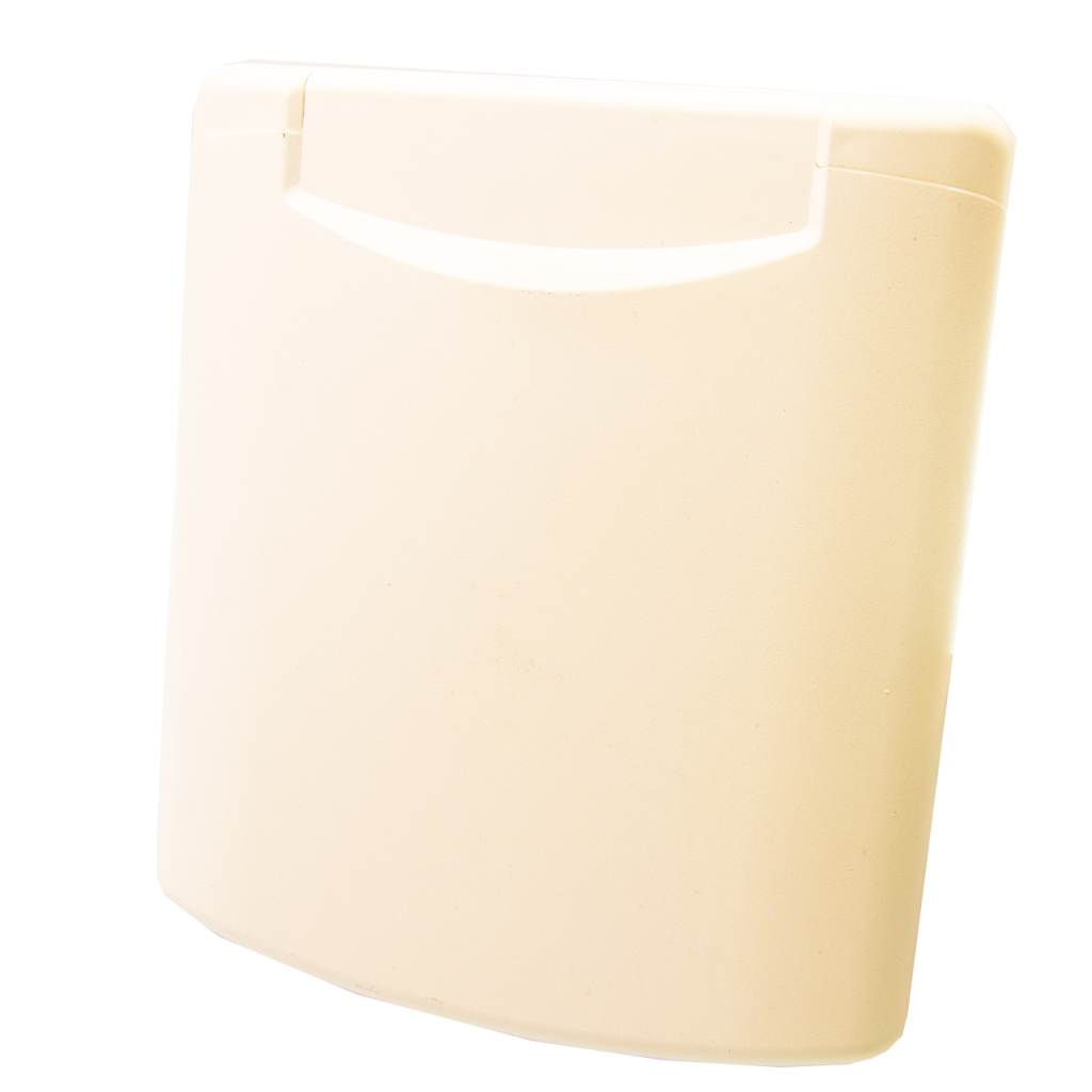 BBAtechniek - Losse klep geen icoon Reinweiss RAL 9010 (1x)