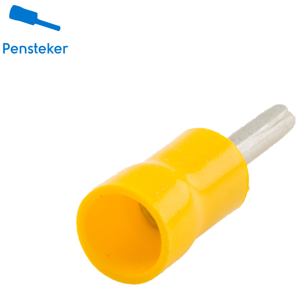 BBAtechniek - Kabelschoen pensteker Ø2.7mm geel (100x)