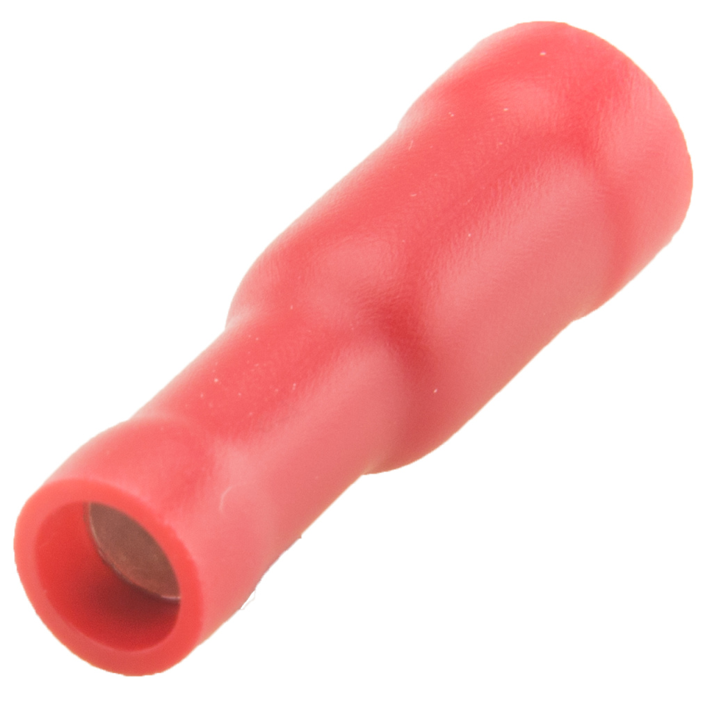 BBAtechniek - Rondstekerhuls Ø4.0mm* rood (10x)