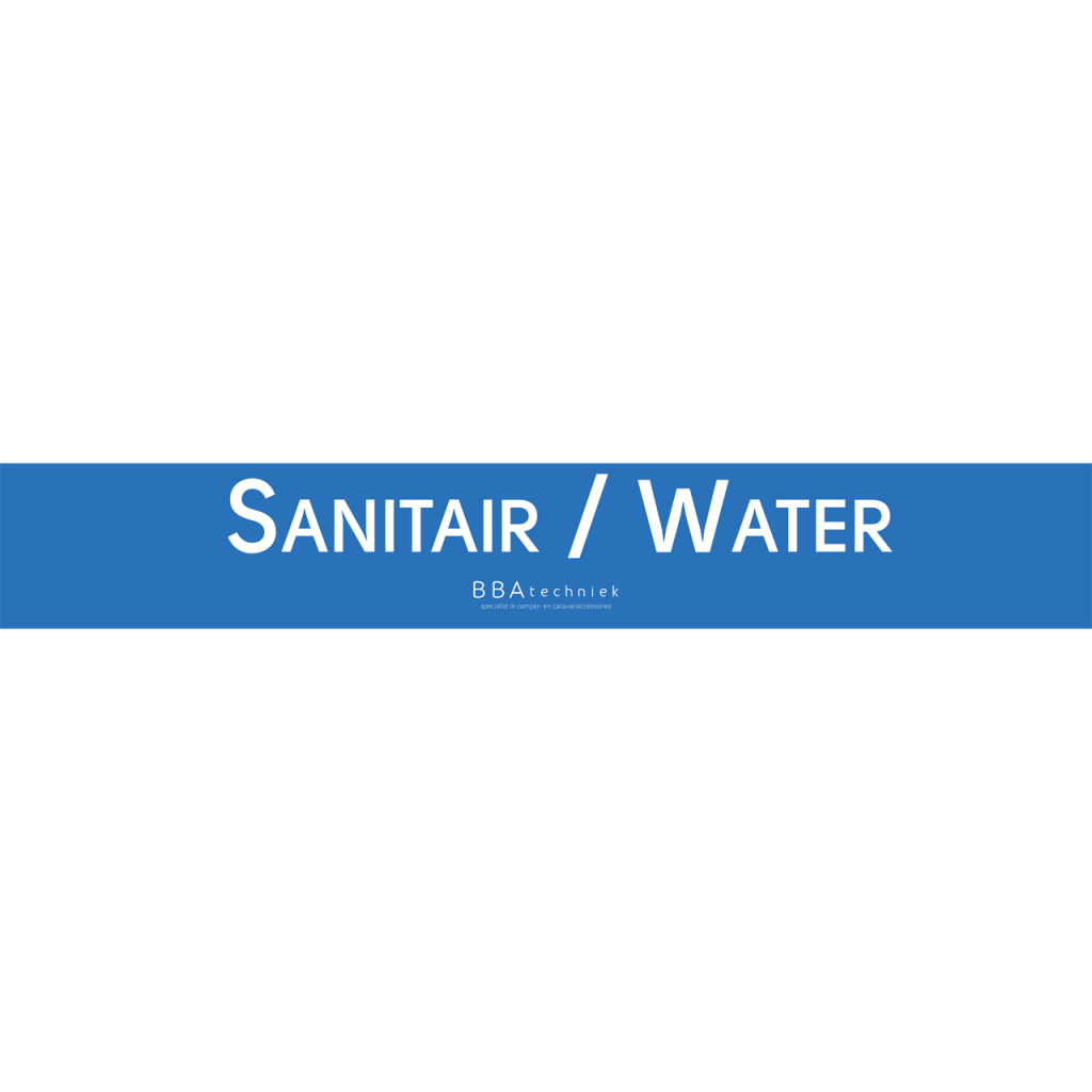 BBAtechniek - Stelling bord Sanitair / Water 15x99cm (1x)