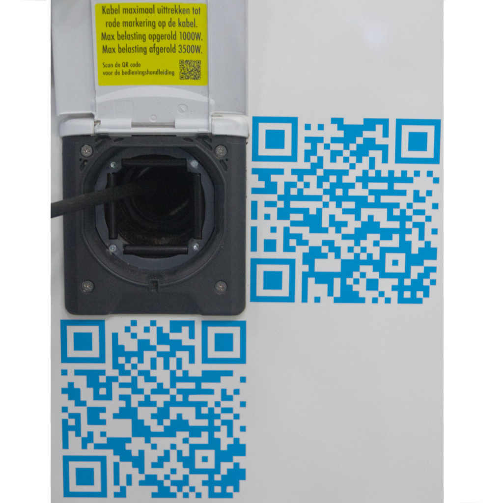 BBAtechniek - ROLL-UP-CABLE 2.0 20m zwart MKII( (1x)