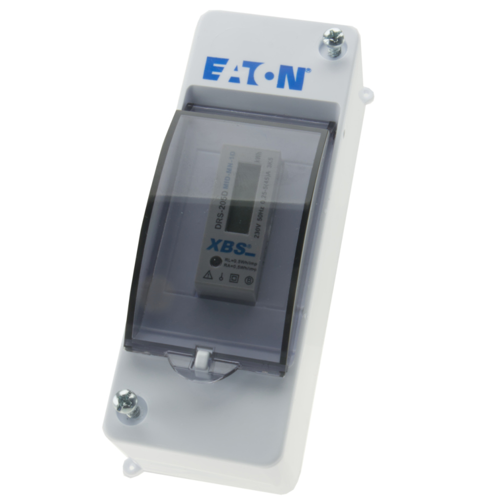 BBAtechniek - BBA kWh meter met behuizing 40A DIN-rail (1x)