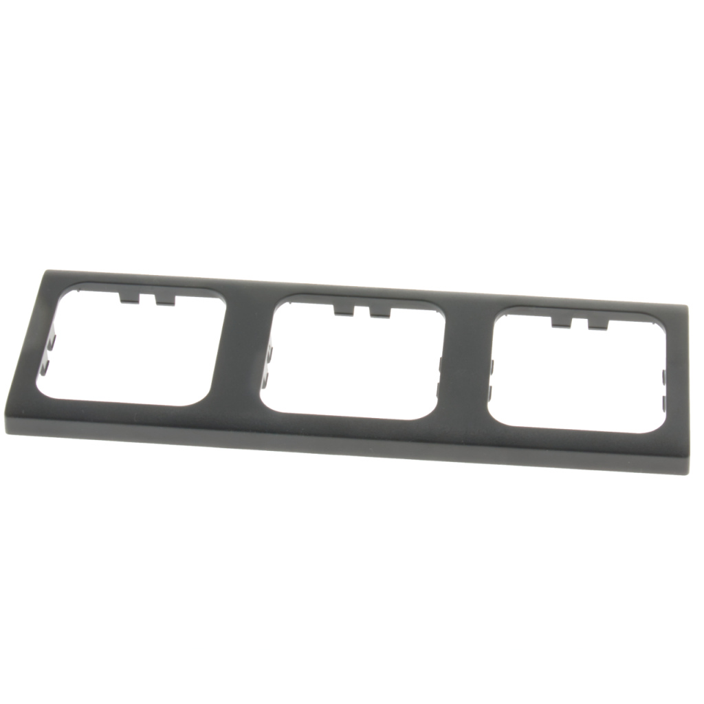 BBAtechniek - S 30.000 afdekraam 3-vak satijn zwart (1x)