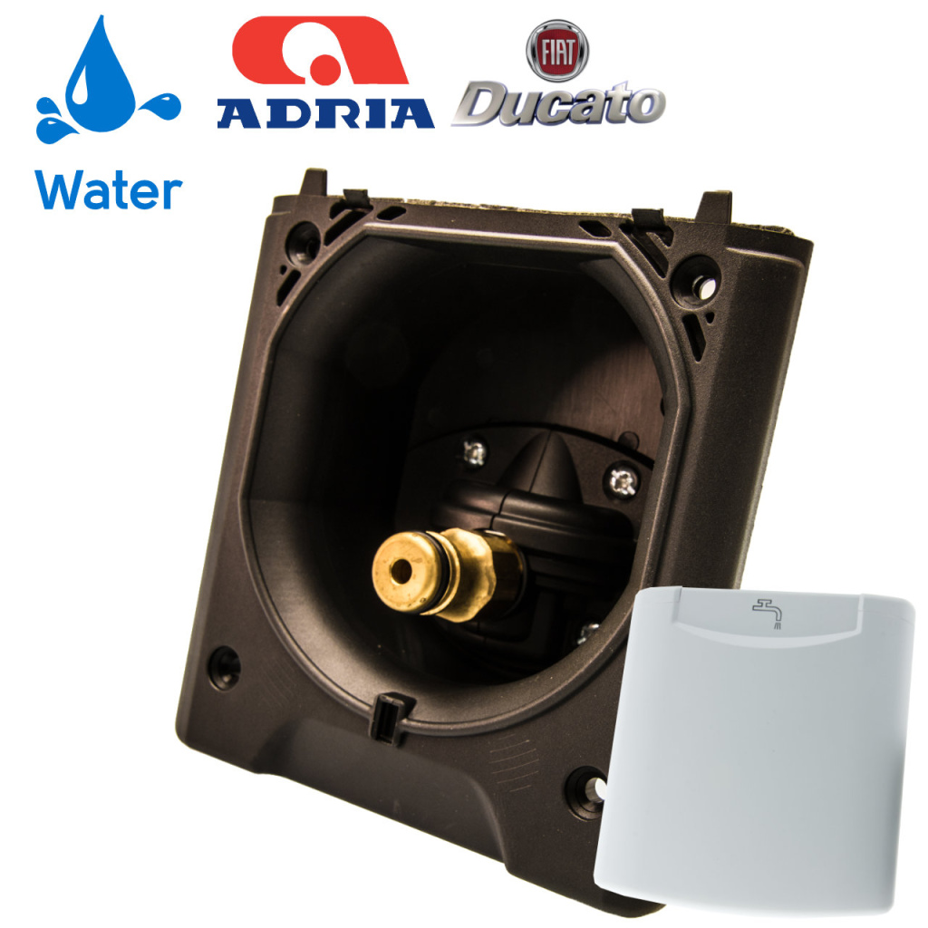 BBAtechniek - Watertank City + reduceer Fiat Bianco wit 549(1x)