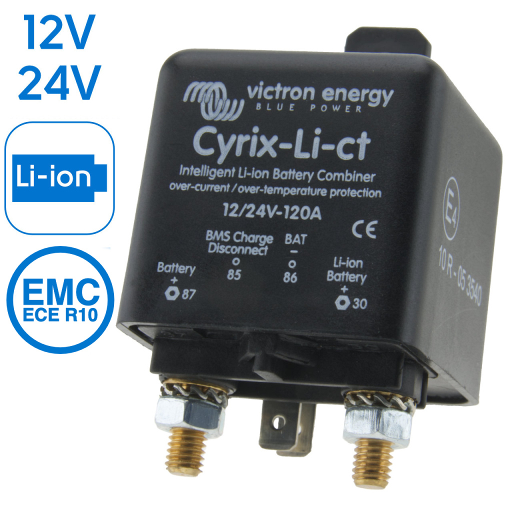 BBAtechniek - Victron Cyrix-Li-ct 12/24V 120A accuscheider (1x)