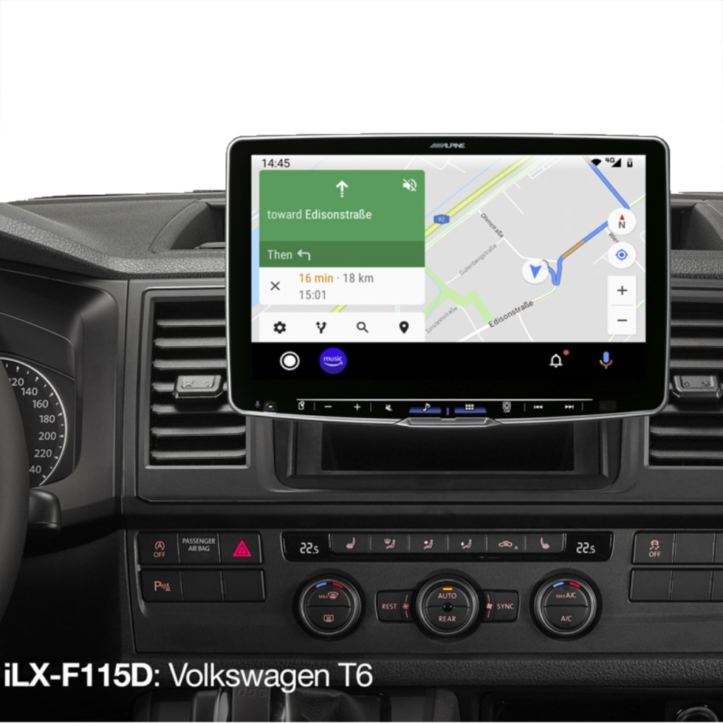 BBAtechniek - 11” iLX-F115D Alpine style navigatie 1Din (1x)