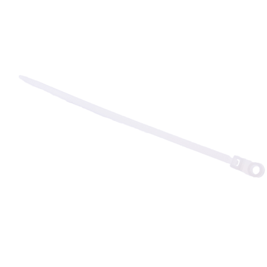 BBAtechniek - Tyrap 4.8x200mm max Ø 54mm wit (100x)