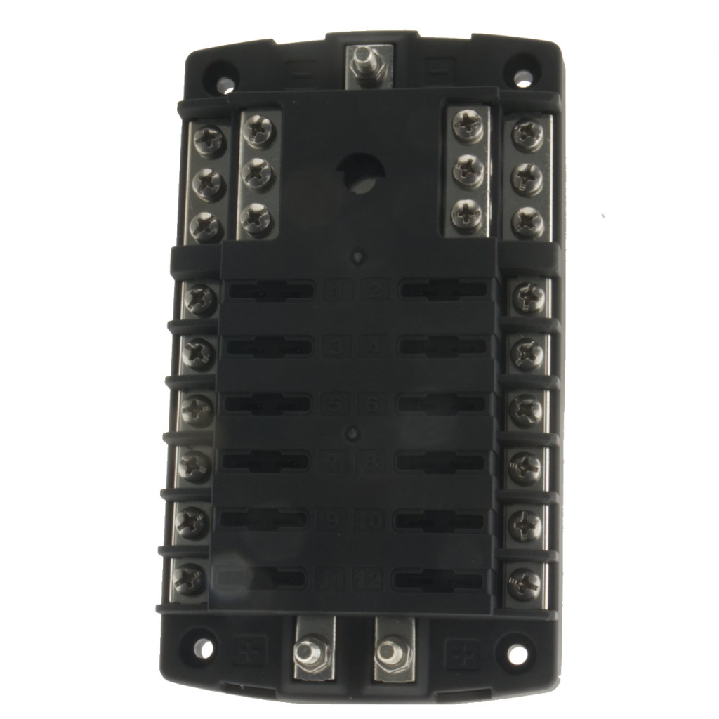 BBAtechniek - Zekeringkast standaard steekzekering 12-polig (1x)