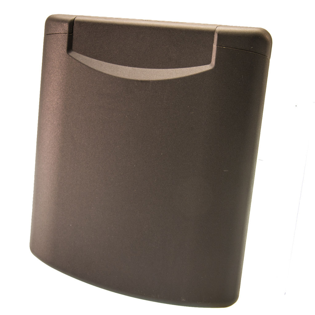 BBAtechniek - Gesloten doorvoer licht grijs (1x)