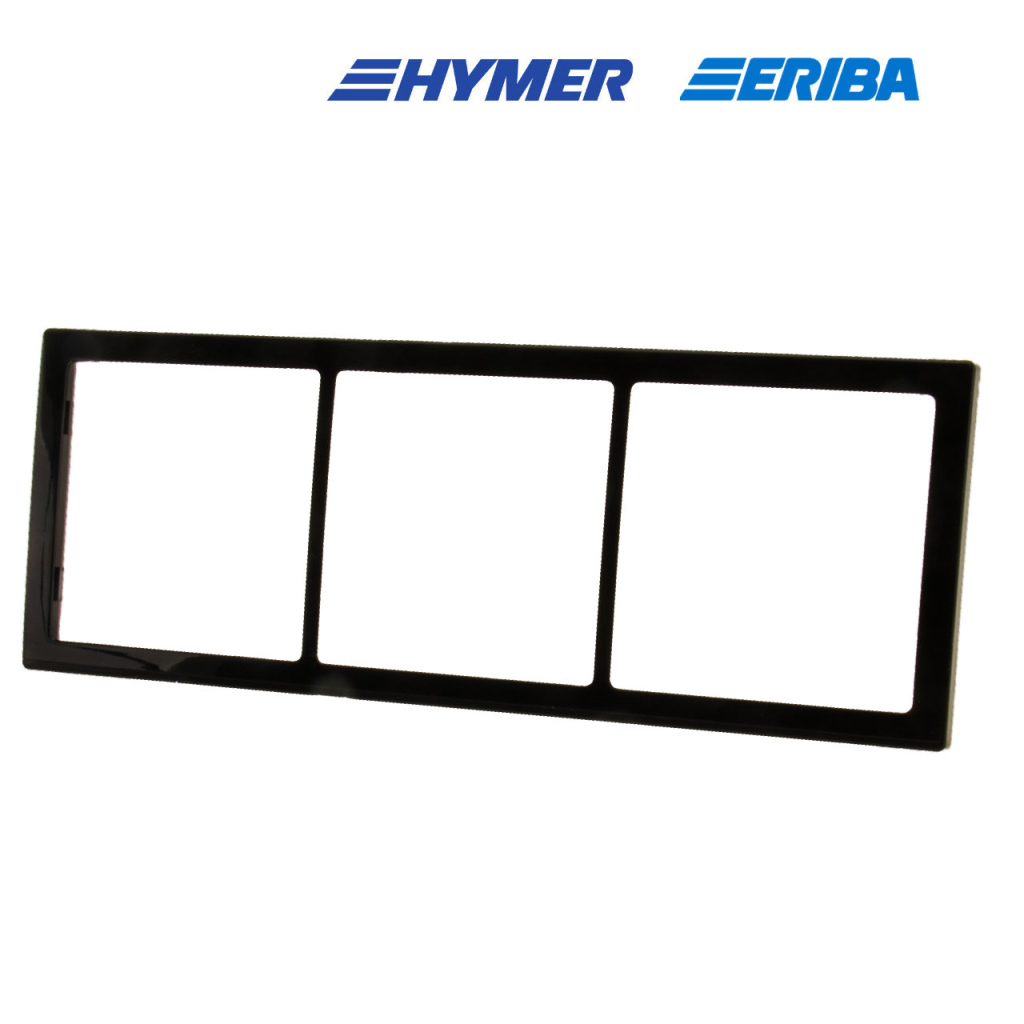 BBAtechniek - Afdekraam 3-vak zwart mat S20.000 (1x)