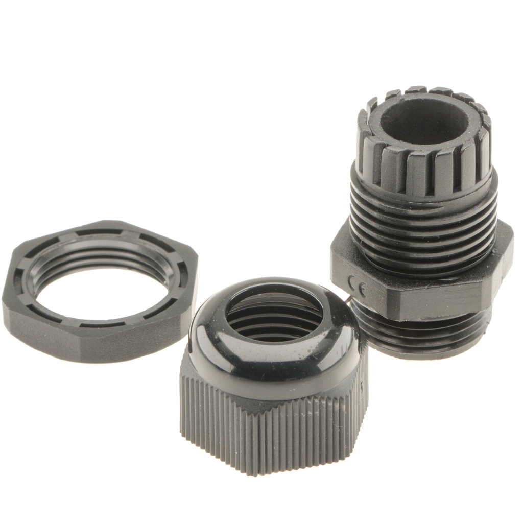 BBAtechniek - NDS wartel kabeldoorvoer 7-12mm zwart PG13.5 (1x)